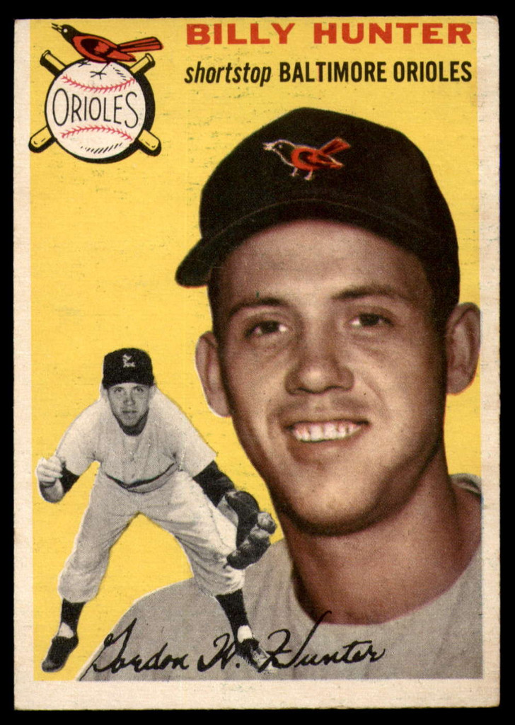 1954 Topps #48 Billy Hunter VG ID: 79638