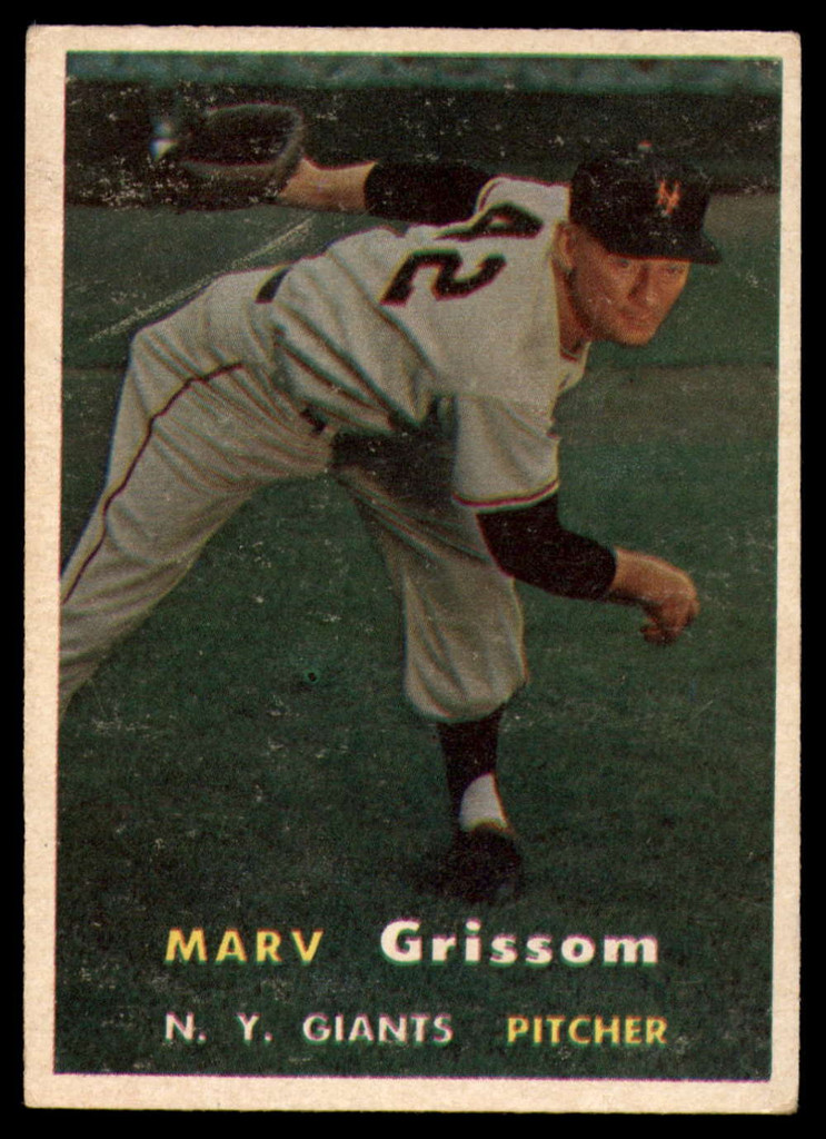 1957 Topps #216 Marv Grissom EX++ ID: 61211