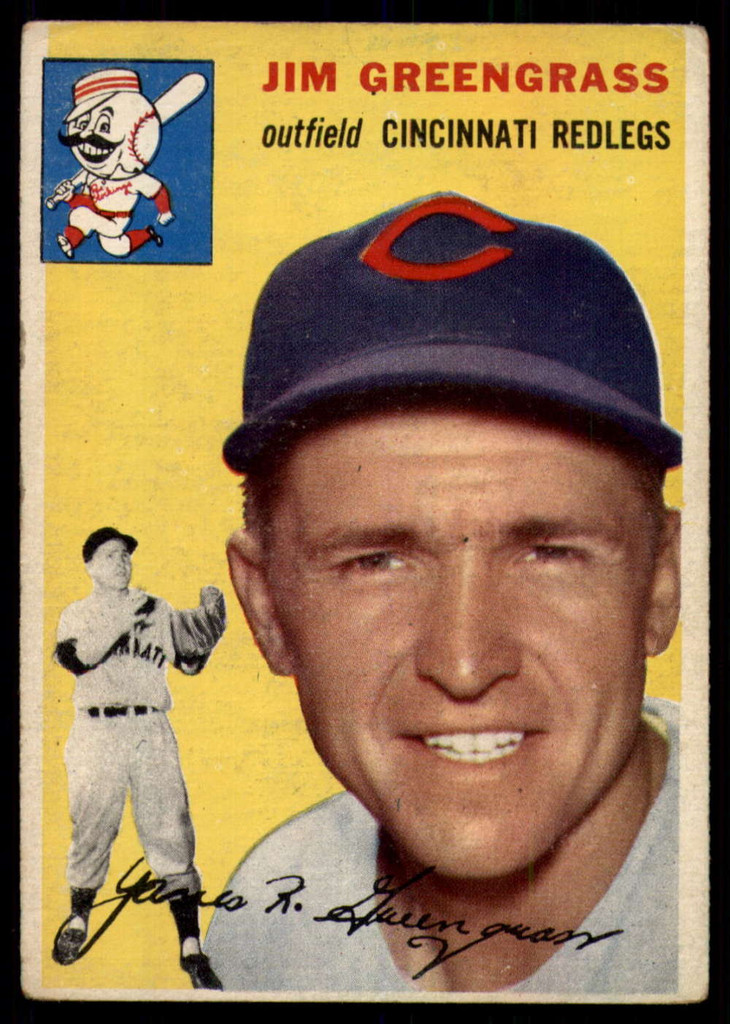 1954 Topps #22 Jim Greengrass VG/EX ID: 55328