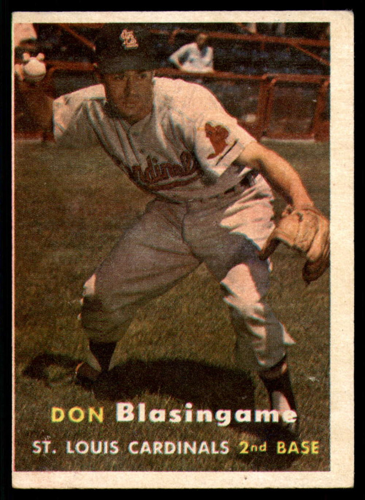 1957 Topps #47 Don Blasingame EX