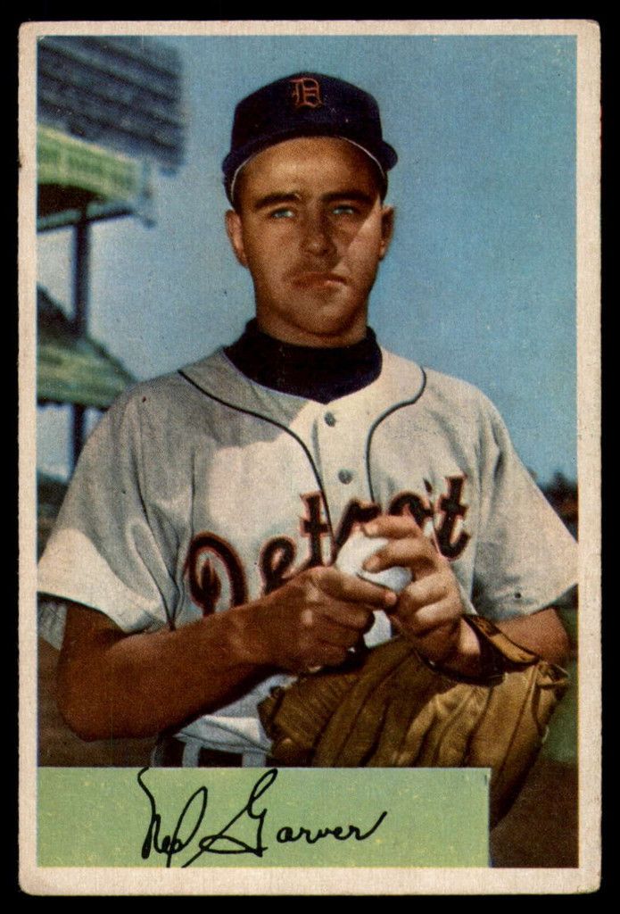 1954 Bowman #39 Ned Garver VG/EX Very Good/Excellent 