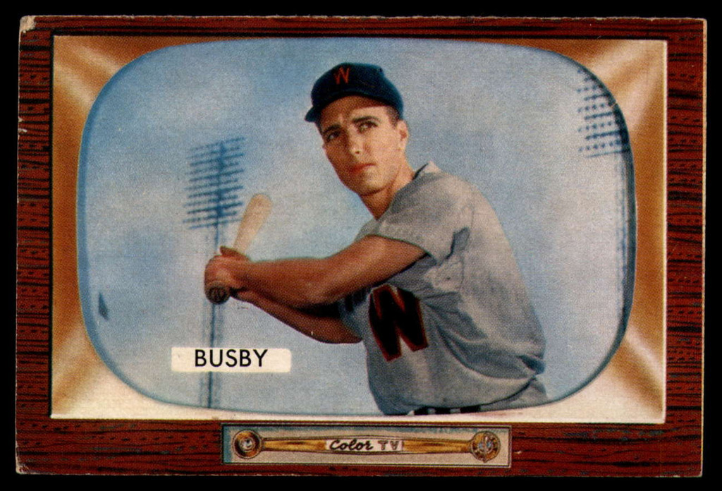 1955 Bowman #166 Jim Busby EX