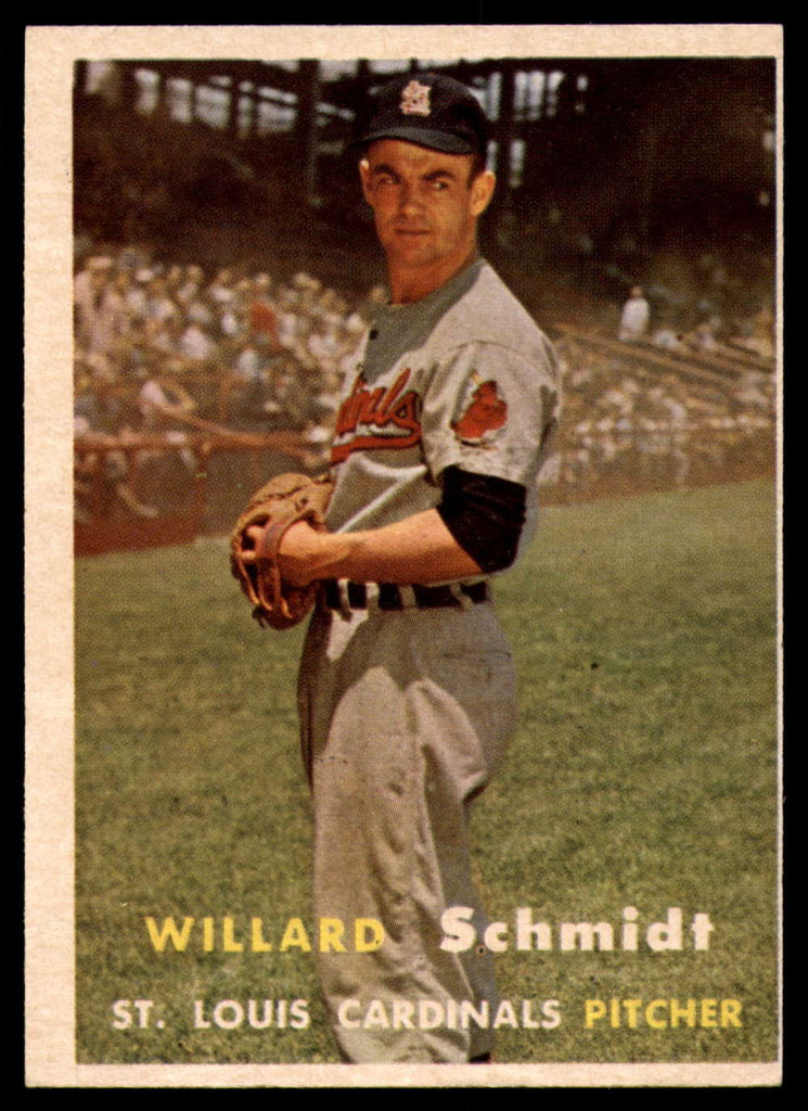 1957 Topps #206 Willard Schmidt EX++ Excellent++  ID: 94782