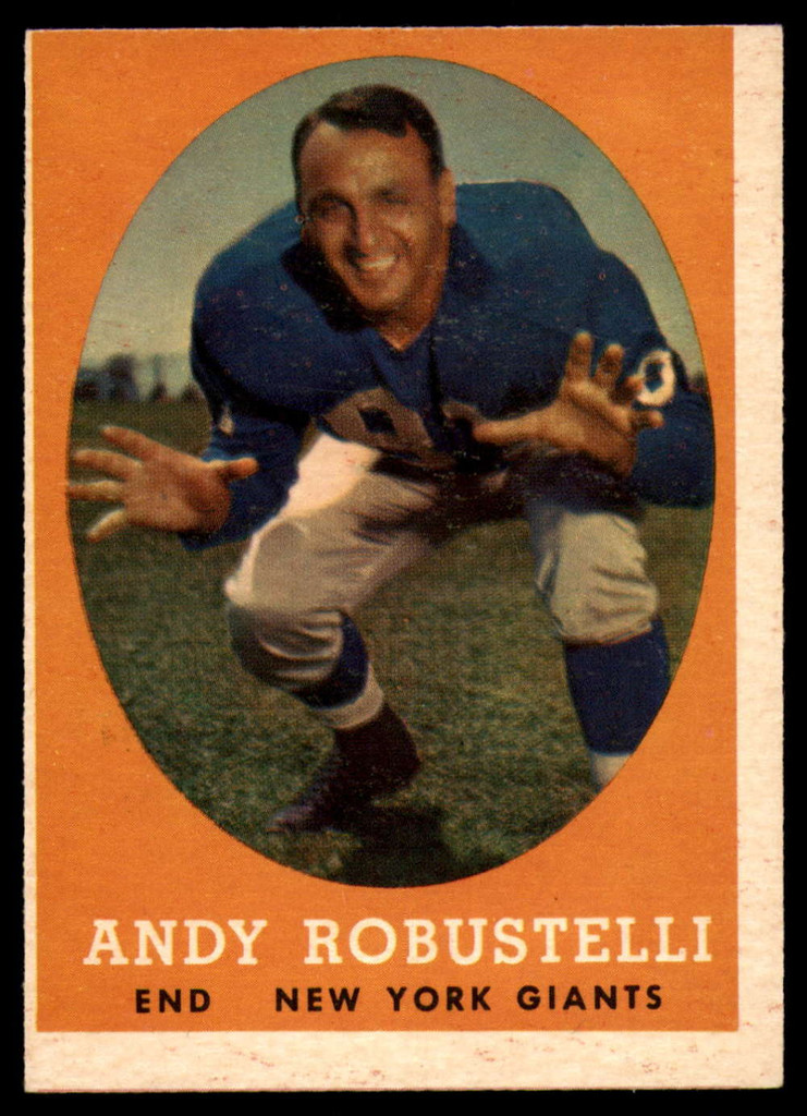 1958 Topps #15 Andy Robustelli EX 