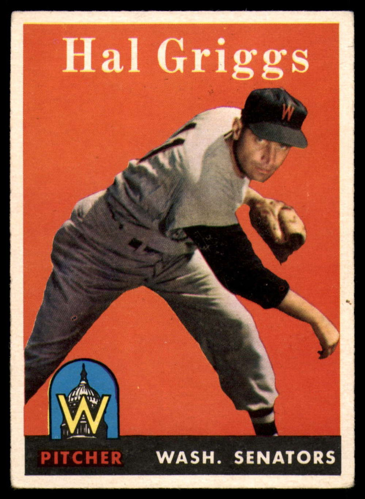1958 Topps #455 Hal Griggs EX++ RC Rookie ID: 64894