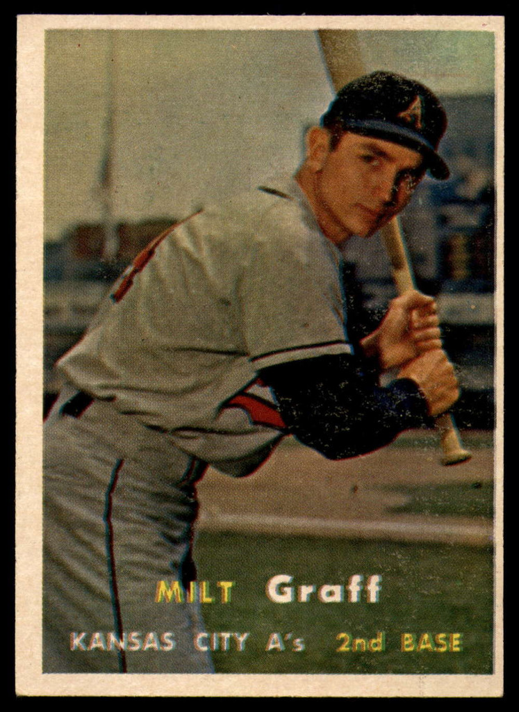 1957 Topps #369 Milt Graff EX++ RC Rookie ID: 62089