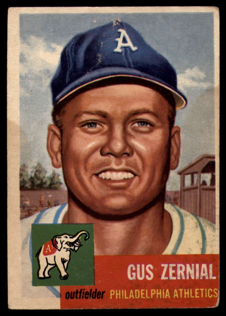 1953 Topps #42 Gus Zernial DP P