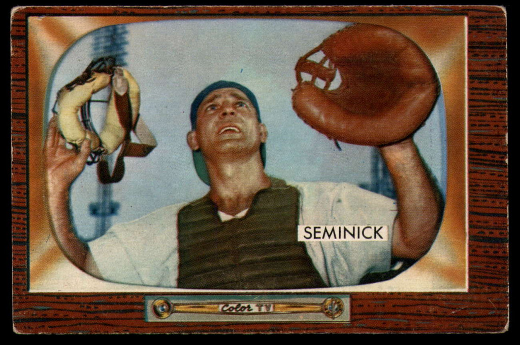 1955 Bowman #93 Andy Seminick VG/EX