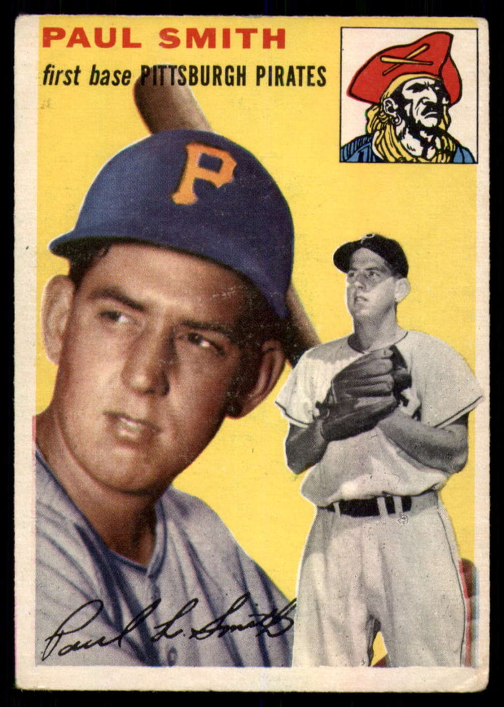 1954 Topps #11 Paul Smith VG/EX RC Rookie ID: 55282