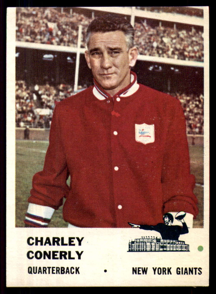 1961 Fleer #68 Charley Conerly EX