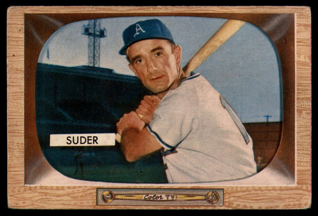 1955 Bowman #6 Pete Suder VG/EX