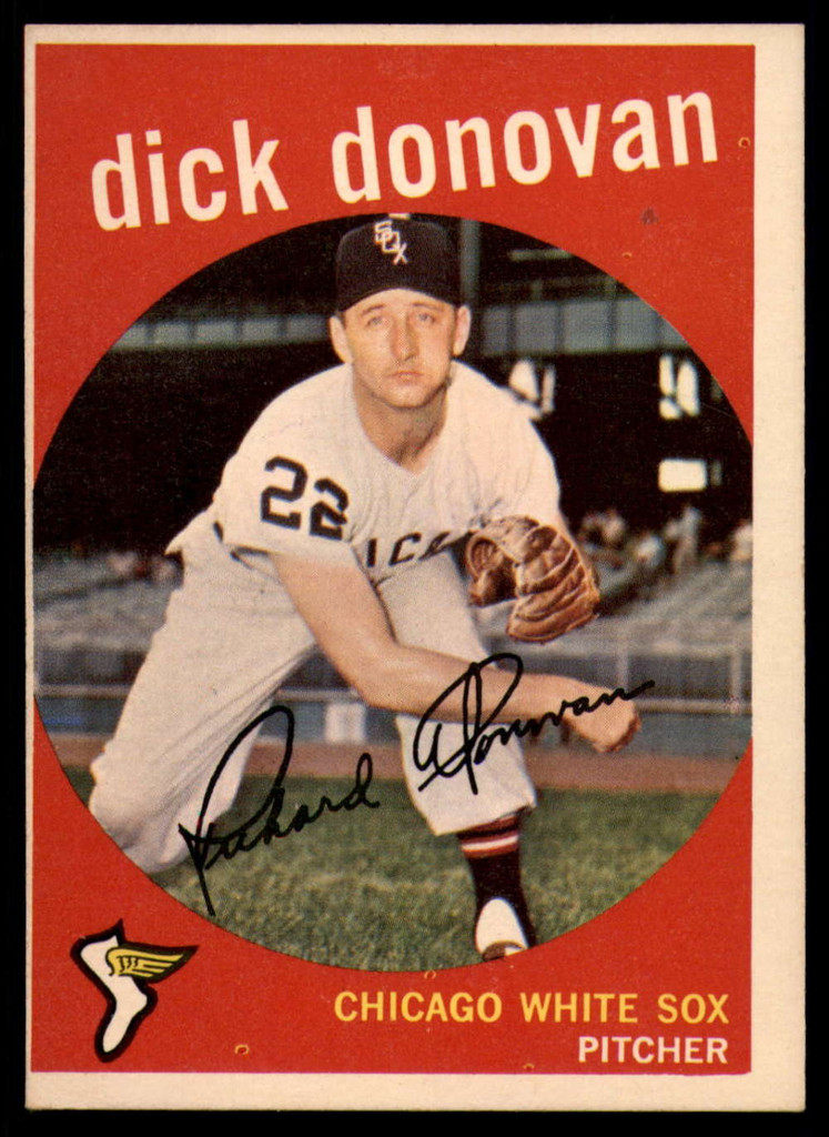 1959 Topps #5 Dick Donovan EX/NM  ID: 86469