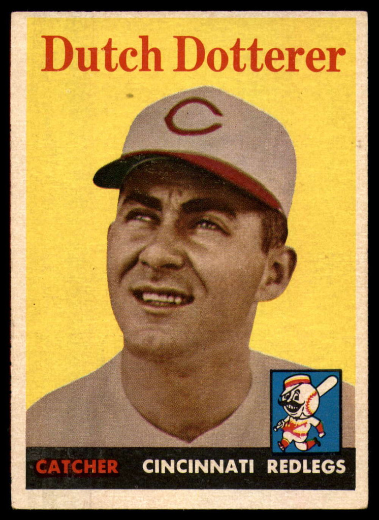 1958 Topps #396 Dutch Dotterer EX++ RC Rookie ID: 52469