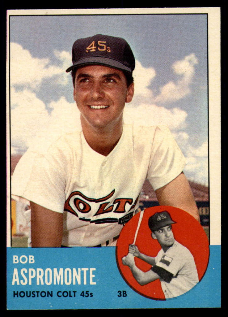 1963 Topps # 45 Bob Aspromonte NM 