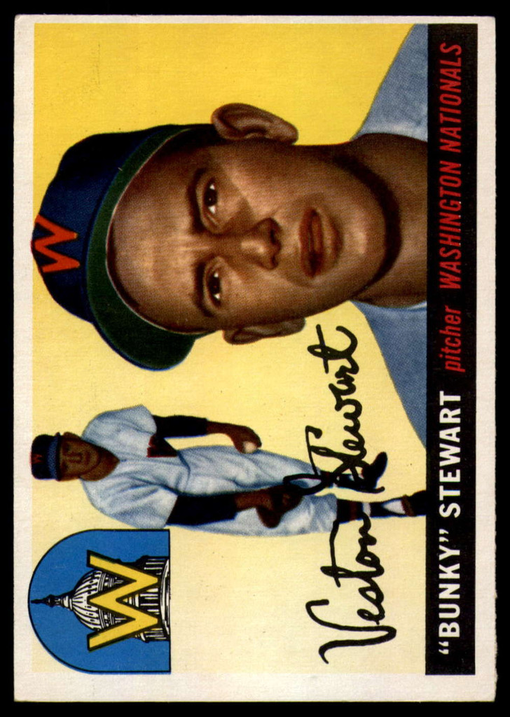 1955 Topps #136 Bunky Stewart VG/EX RC Rookie