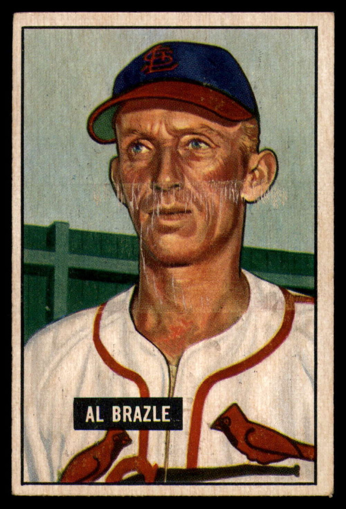 1951 Bowman #157 Al Brazle G 