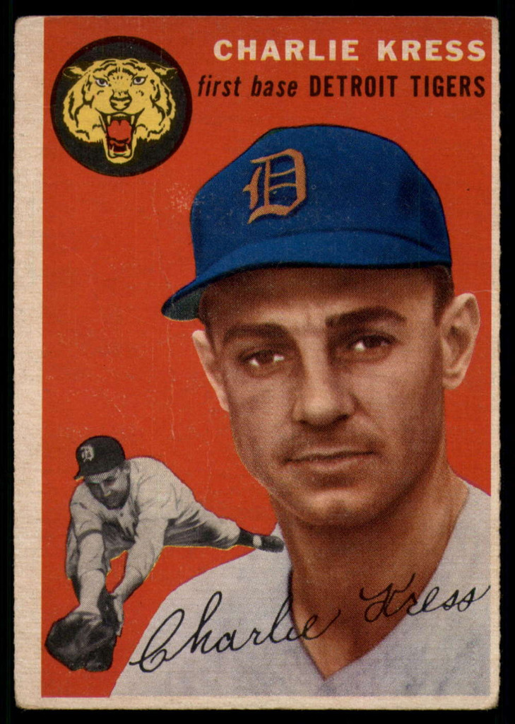 1954 Topps #219 Charlie Kress VG RC Rookie