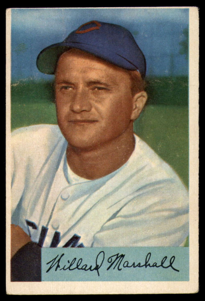 1954 Bowman #70 Willard Marshall VG