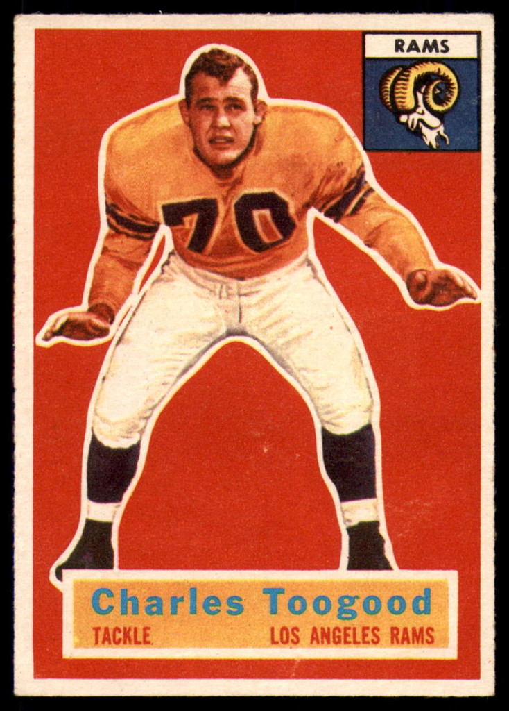 1956 Topps #54 Charles Toogood EX ID: 72065