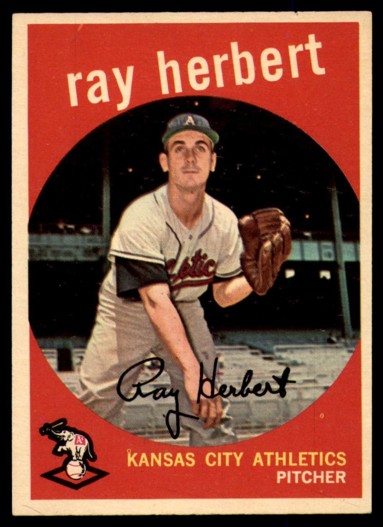 1959 Topps #154 Ray Herbert UER NM ID: 66695