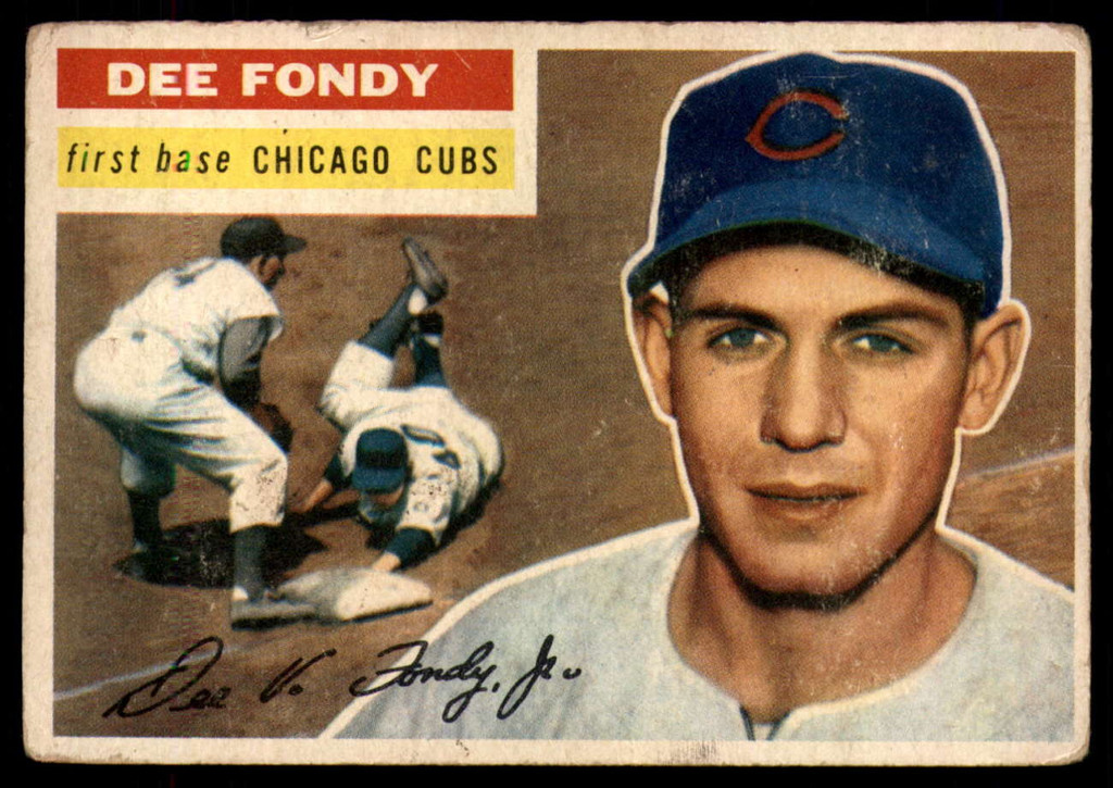 1956 Topps #112 Dee Fondy VG ID: 58769