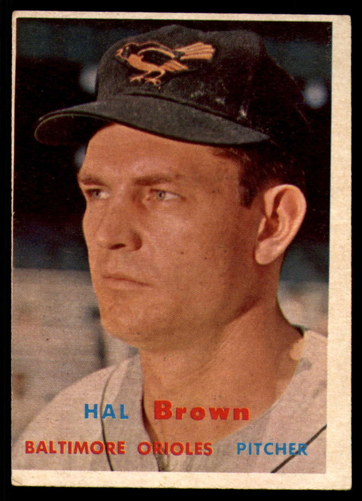 1957 Topps #194 Hal Brown EX ID: 61079
