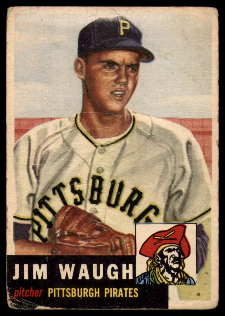1953 Topps #178 Jim Waugh G Good RC Rookie