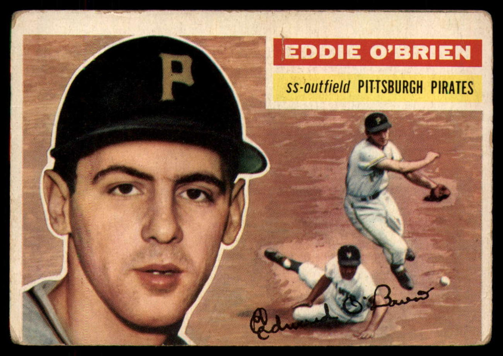 1956 Topps #116 Eddie O'Brien VG ID: 58792