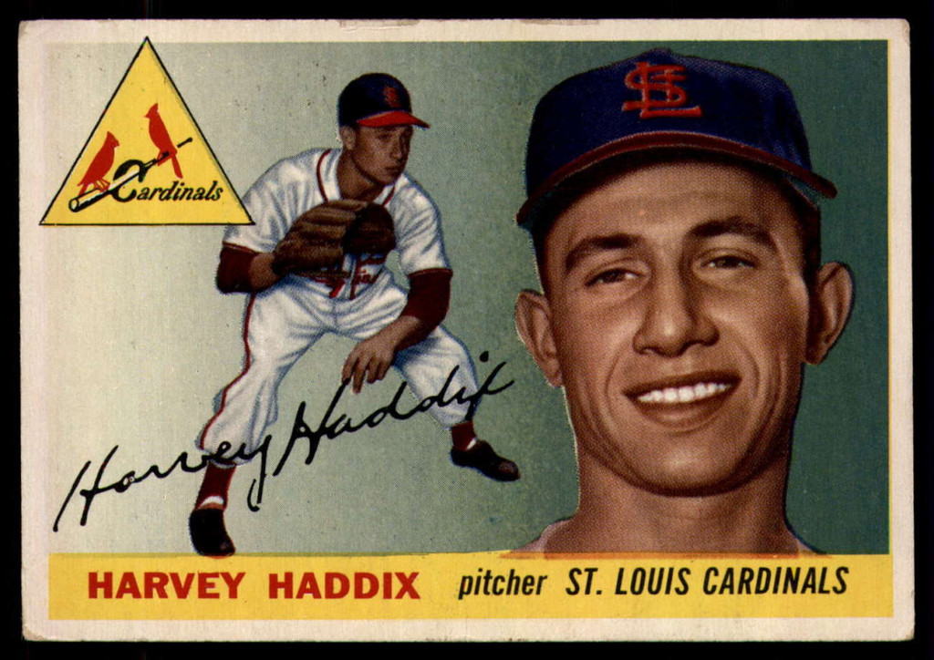 1955 Topps #43 Harvey Haddix VG/EX