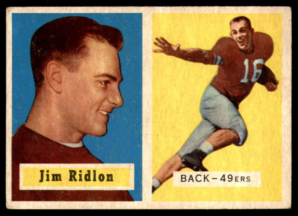 1957 Topps #139 Jim Ridlon DP EX RC Rookie