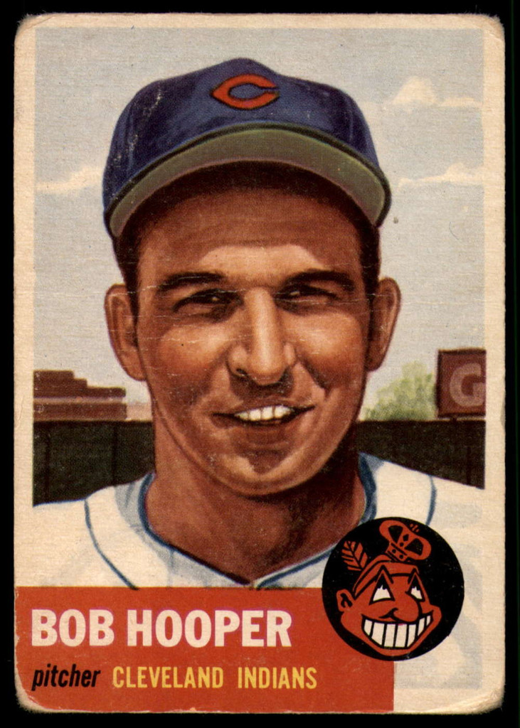 1953 Topps #84 Bob Hooper DP VG