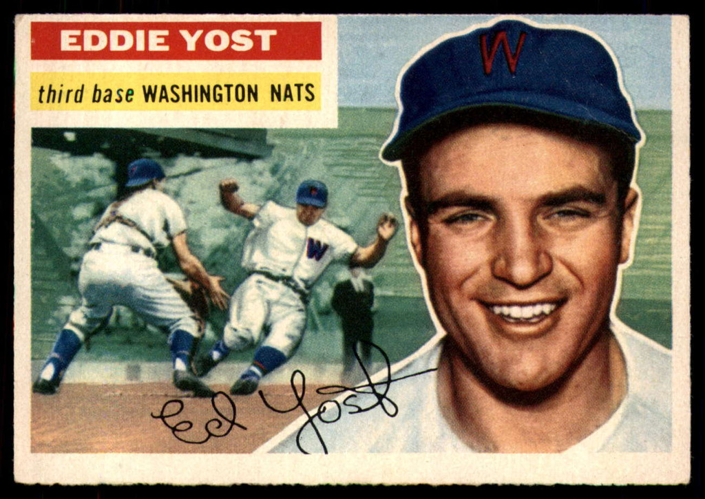1956 Topps #128 Eddie Yost VG ID: 58837