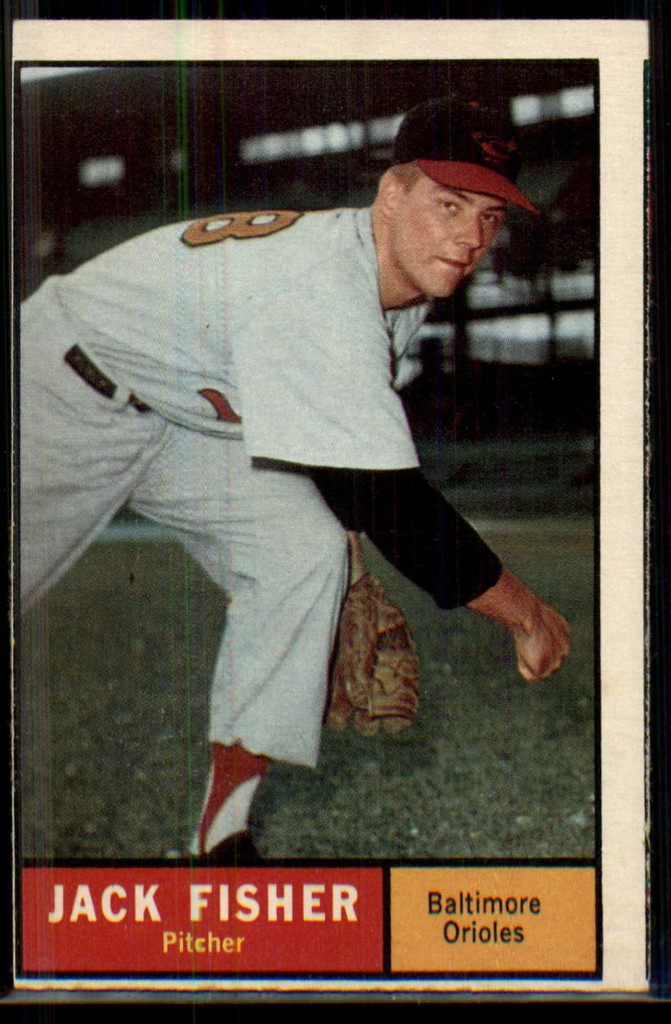 1961 Topps #463b Jack Fisher COR EX ID: 51694