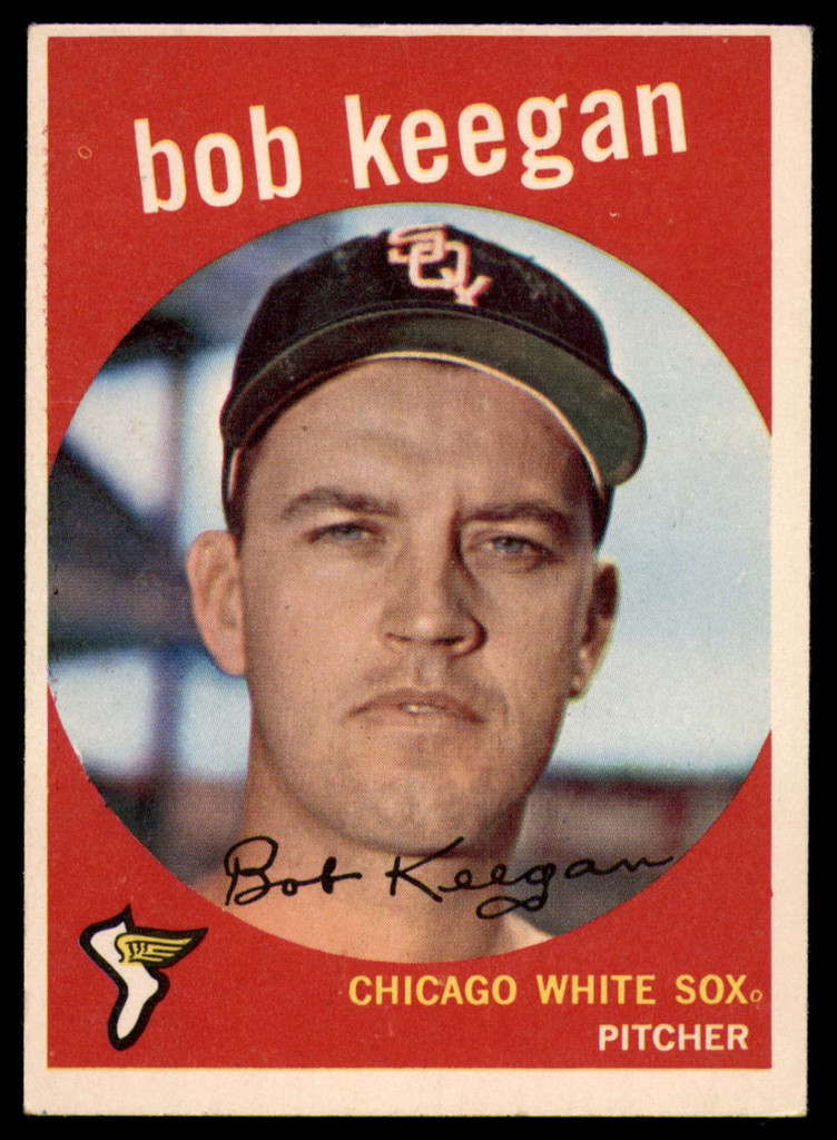 1959 Topps #86 Bob Keegan UER EX++ ID: 66081