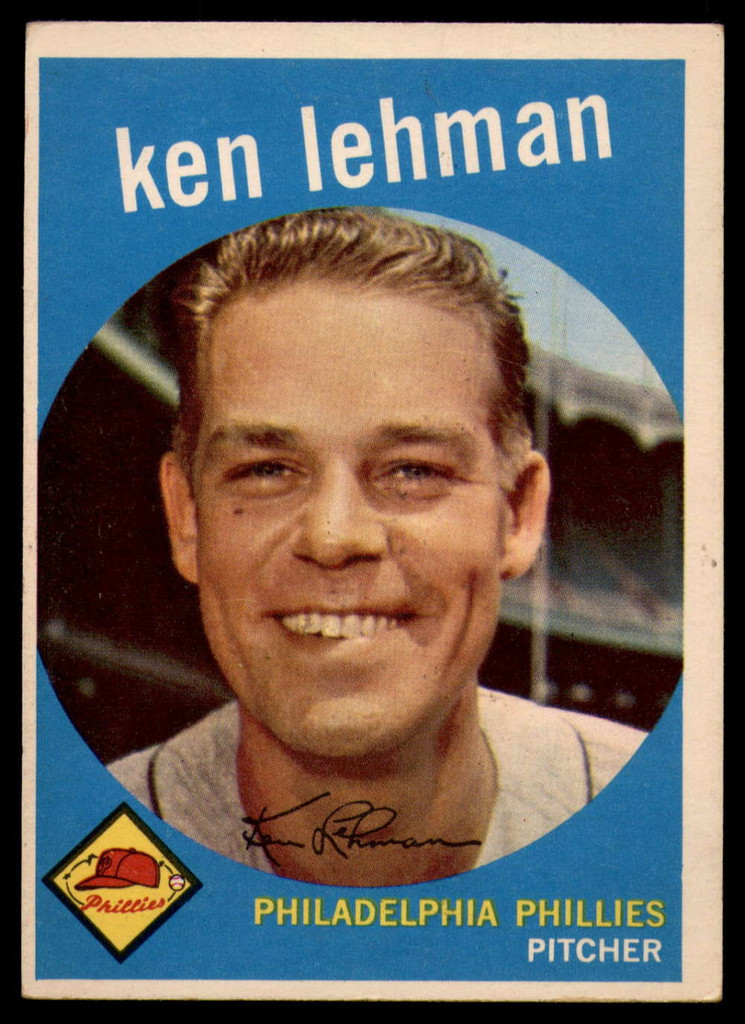 1959 Topps #31 Ken Lehman UER EX++ ID: 65617