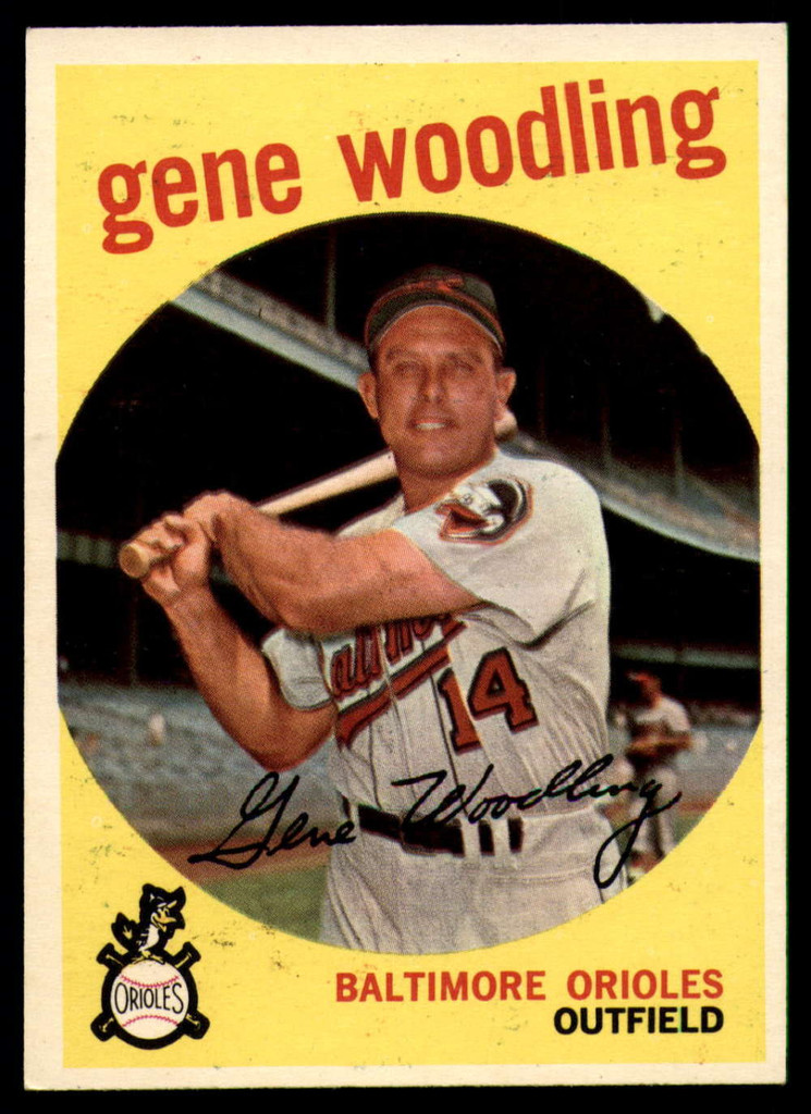 1959 Topps #170 Gene Woodling EX/NM ID: 66809