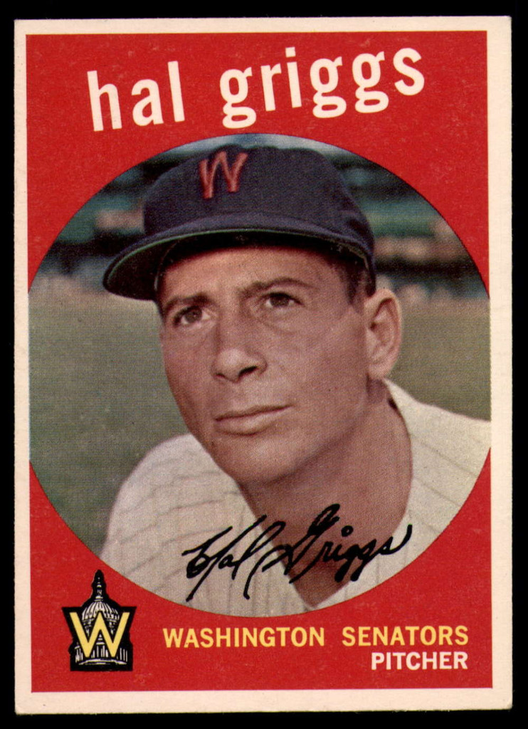 1959 Topps #434 Hal Griggs EX/NM ID: 69393