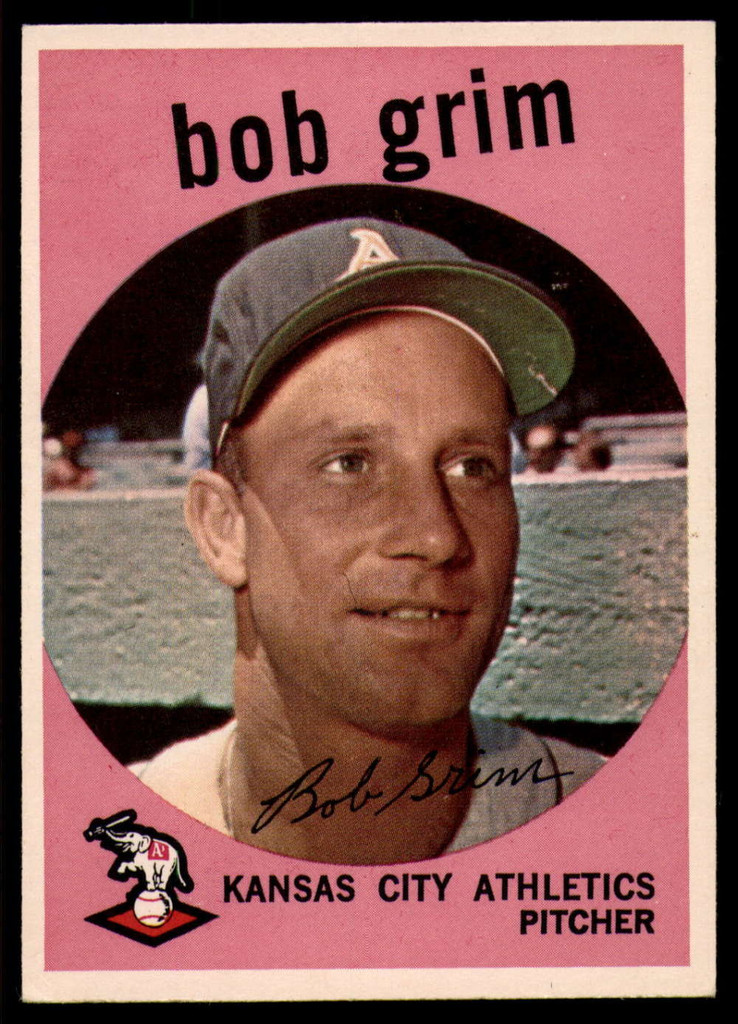 1959 Topps #423 Bob Grim EX/NM ID: 69170