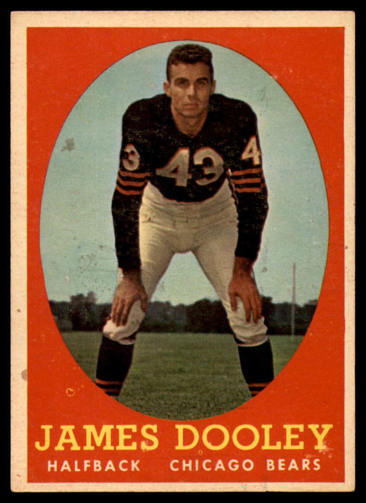 1958 Topps #8 Jim Dooley EX/NM  ID: 81459
