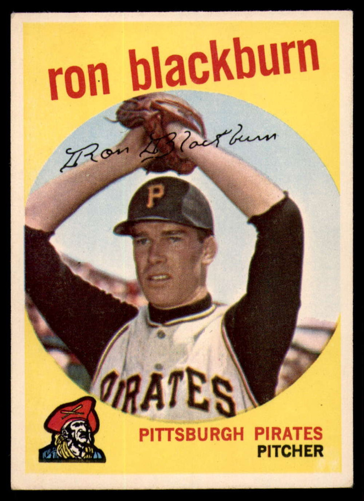 1959 Topps #401 Ron Blackburn EX/NM ID: 68920