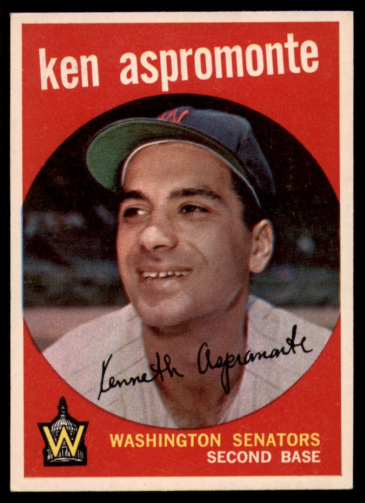 1959 Topps #424 Ken Aspromonte EX/NM ID: 69189