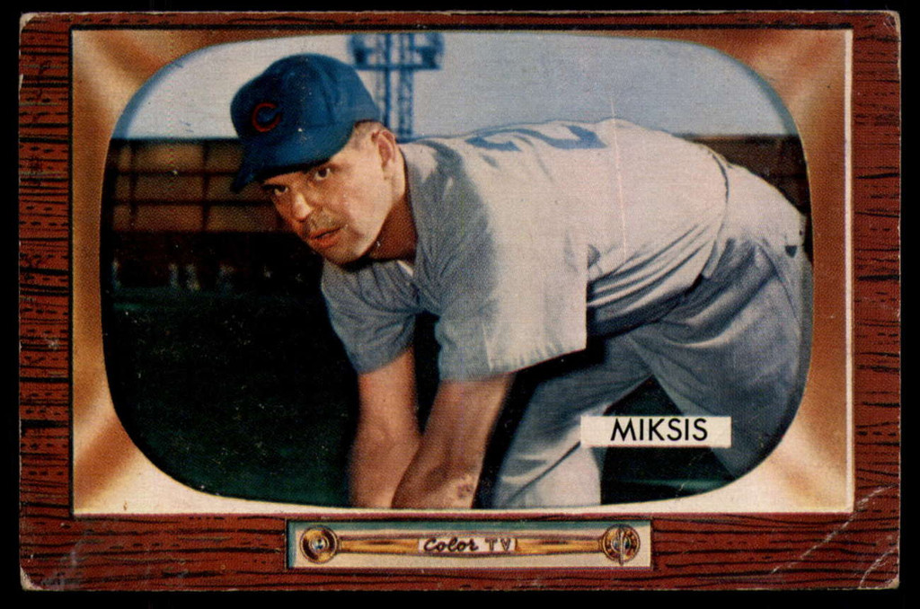 1955 Bowman #181 Eddie Miksis G/VG