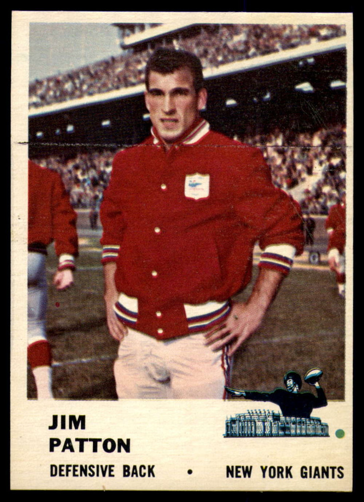 1961 Fleer #72 Jim Patton EX/NM  ID: 82048