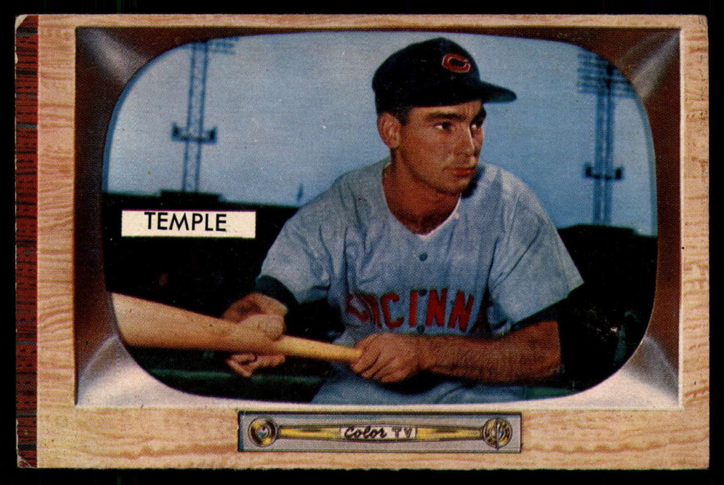 1955 Bowman #31 Johnny Temple VG RC Rookie