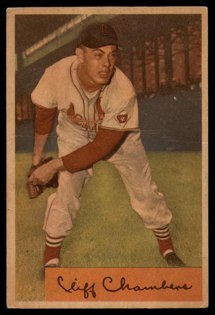 1954 Bowman #126 Cliff Chambers G/VG