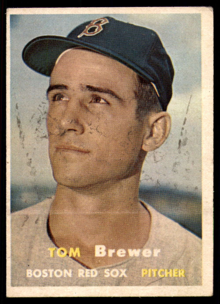 1957 Topps #112 Tom Brewer VG/EX