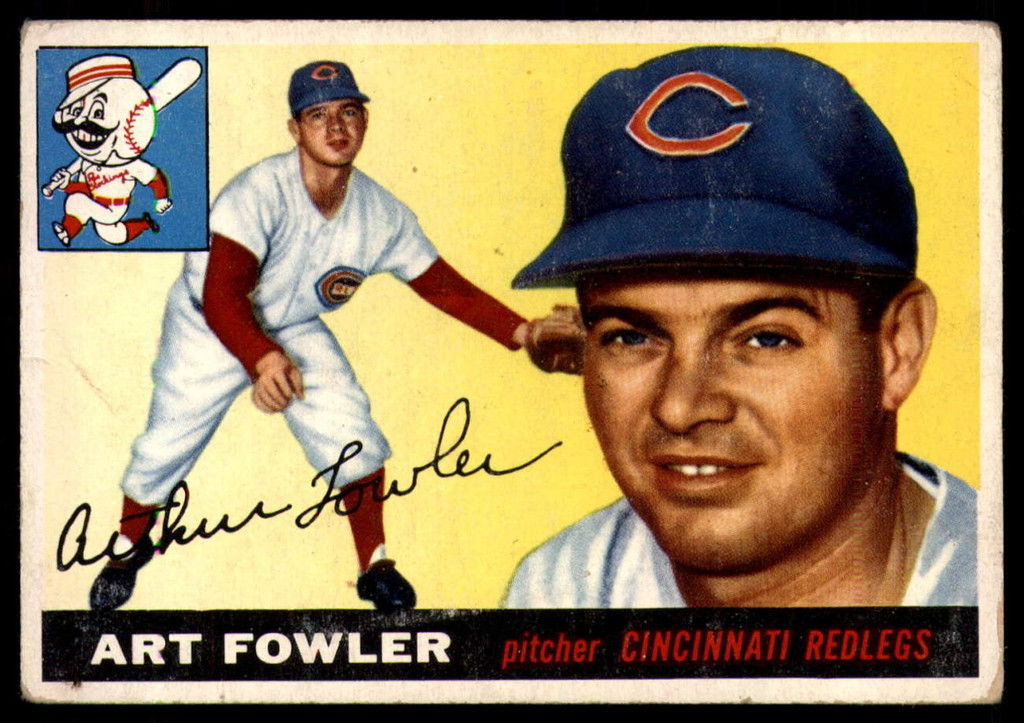 1955 Topps #3 Art Fowler VG RC Rookie ID: 56282