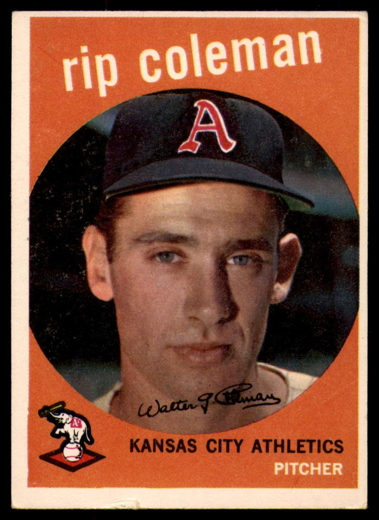 1959 Topps #51 Rip Coleman EX ID: 65765