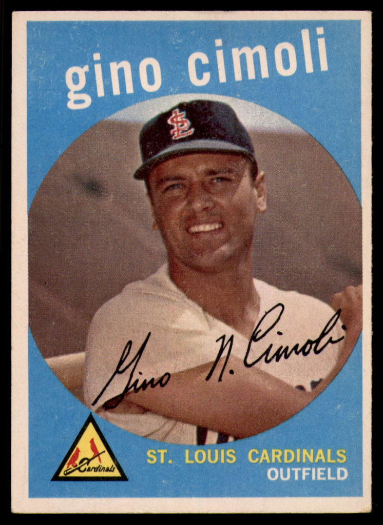 1959 Topps #418 Gino Cimoli EX++ ID: 69125