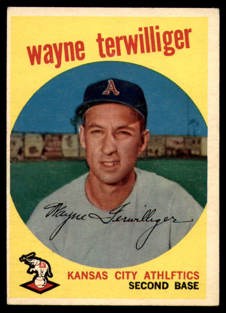 1959 Topps #496 Wayne Terwilliger UER EX++ ID: 69900